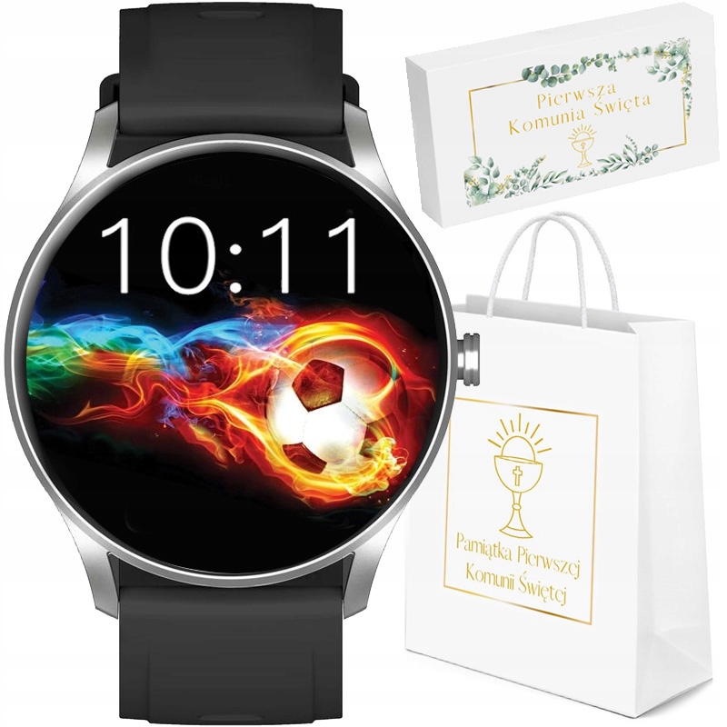 Detské inteligentné hodinky Gravity GT2, čierne